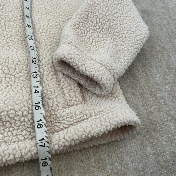 3 for $6 Gap Girls Fleece Teddy Zip Up Pullover M / 8 - Picture 5 of 7